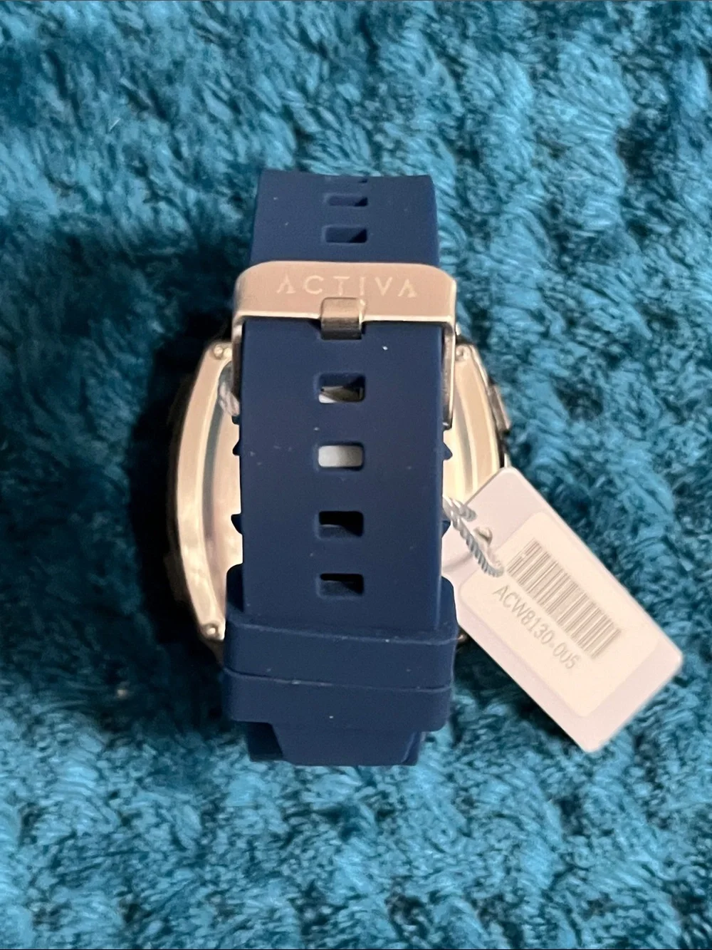 Activa Zalix X Invicta Digital Men's Watch - 46mm, Blue, Black (ACW8130-005)